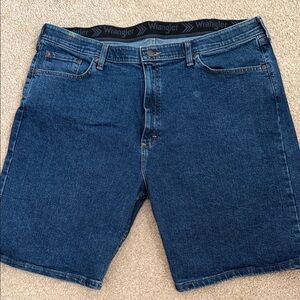 Wrangler Men's Classic Indigo Jean Shorts,New Size 40